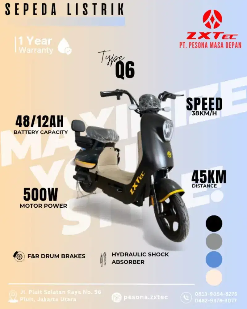 Sepeda listrik Pesona Masa Depan