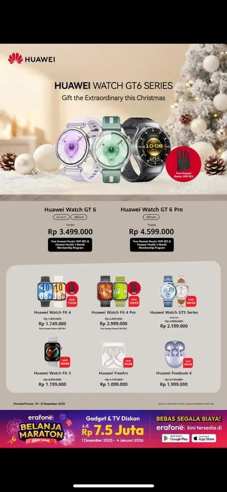 Huawei watch 4-6 series