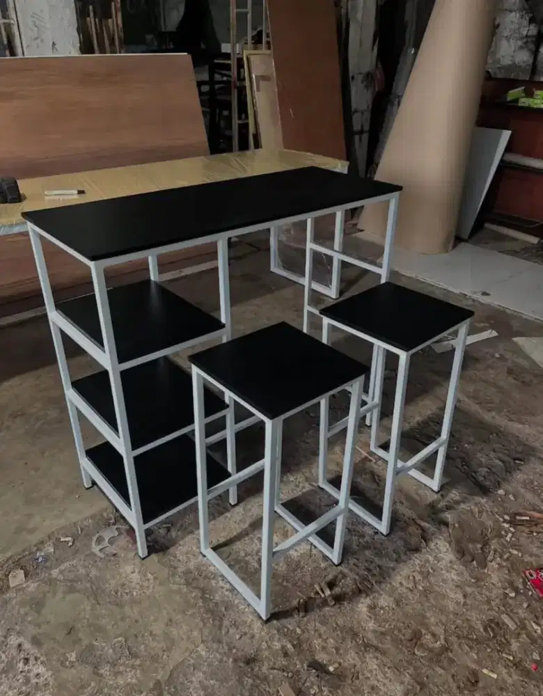 Meja Set Cafe Simple dan Murah