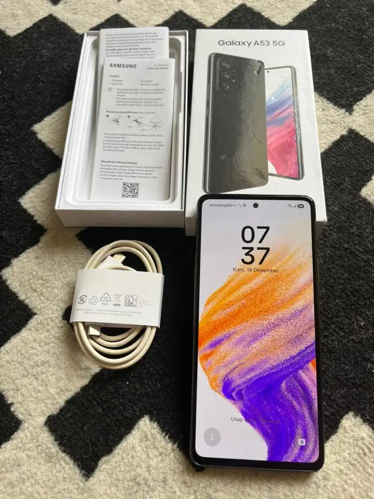 Galaxy A53 5G ram 8/128 gb lkp ex Grs Resmi Sein