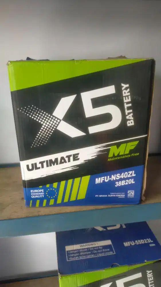 aki x5 ns40zl  buat mobil honda jazz dll