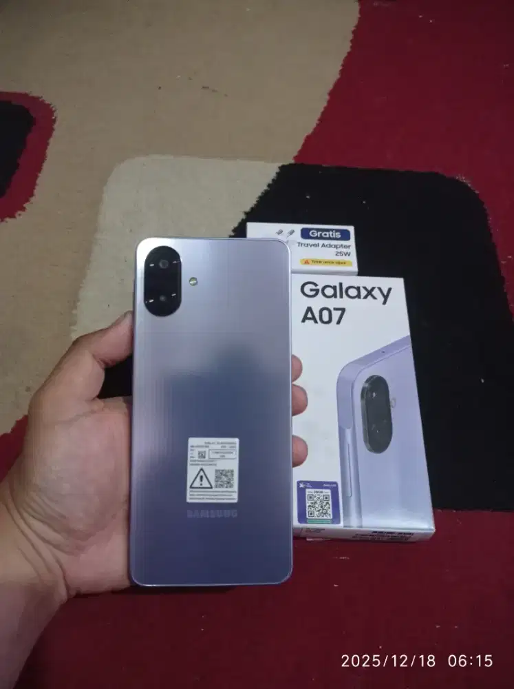 BISMILLAH SAMSUNG A07 RAM 4/64 FULSET MULUS