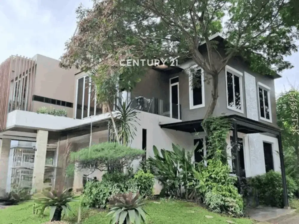 Dijual rumah hook 2.5 lantai dengan semi furnised siap huni di sektor 9 Bintaro Jaya