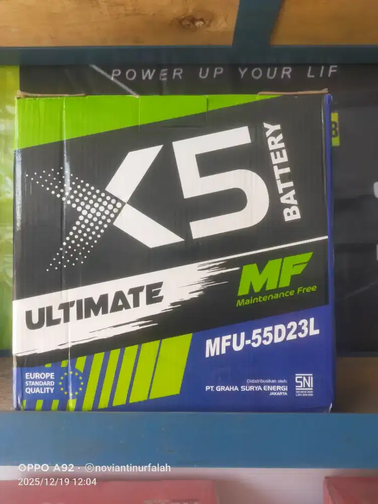 aki x5 55d23L. buat mobil x trail dll