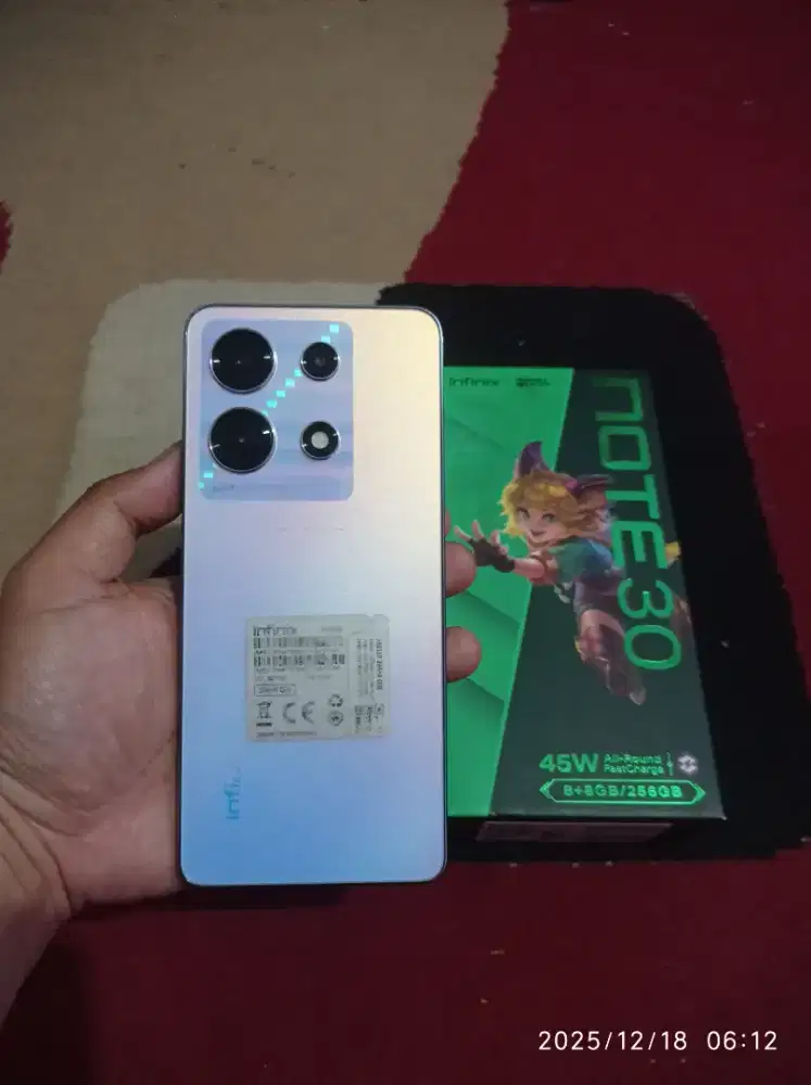 BISMILLAH INFINIX NOTE 30 RAM 8/256 FULSET NOMINES