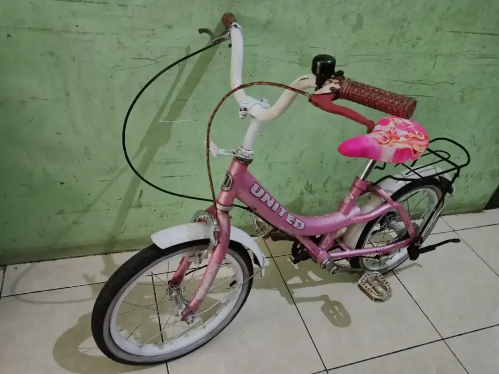 Sepeda united warna pink