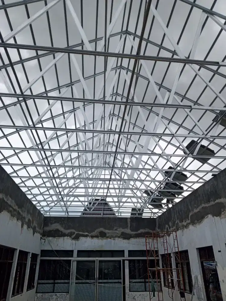 Baja ringan kanopi atap galvalum