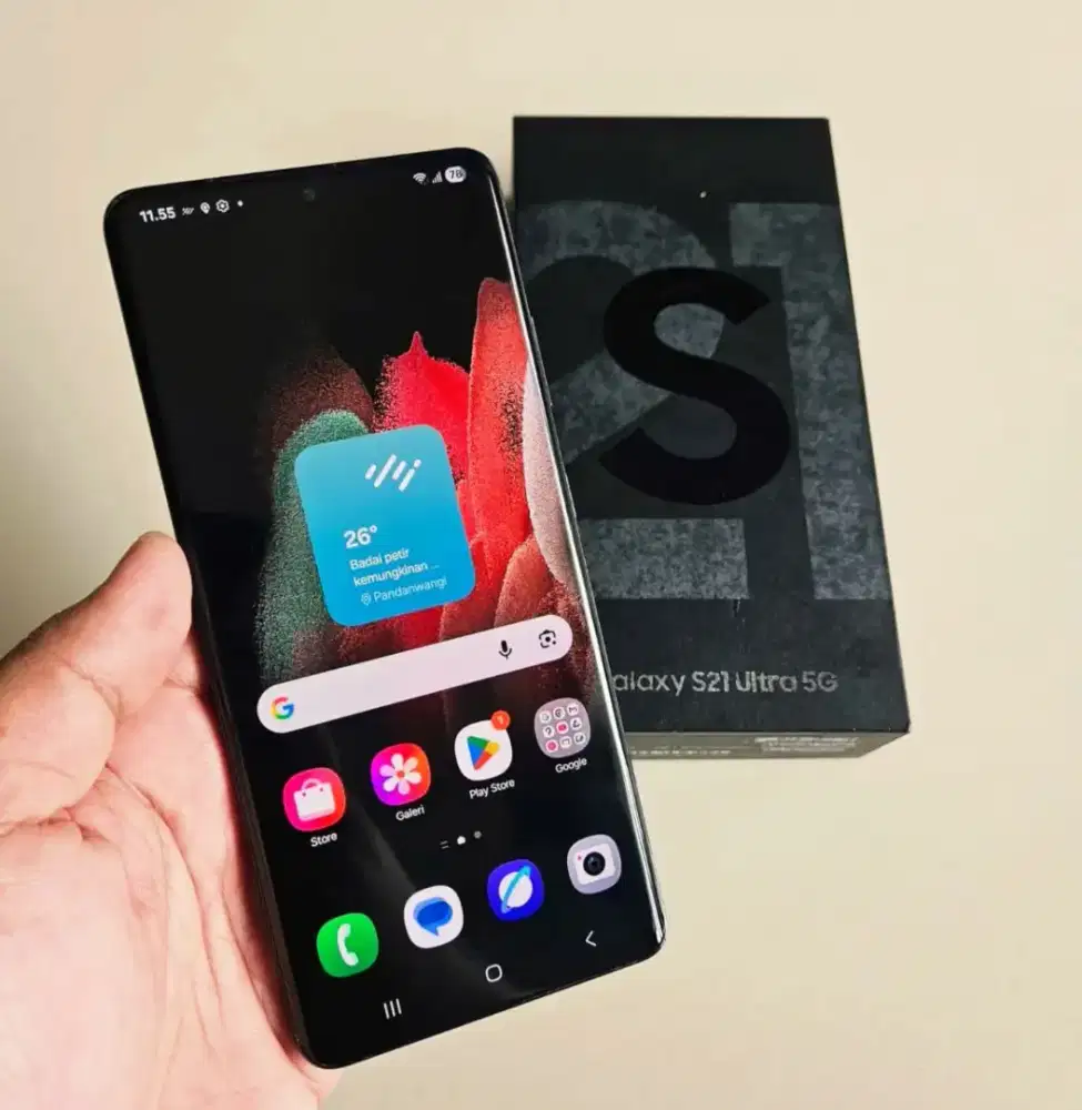 Samsung S21 Ultra 12GB 256GB Sein Mulus Seperti Baru
