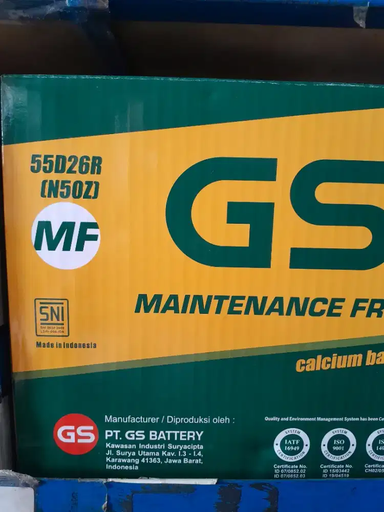 AKI/ACCU N50Z,N50ZL,55D23L GS MF ASTRA