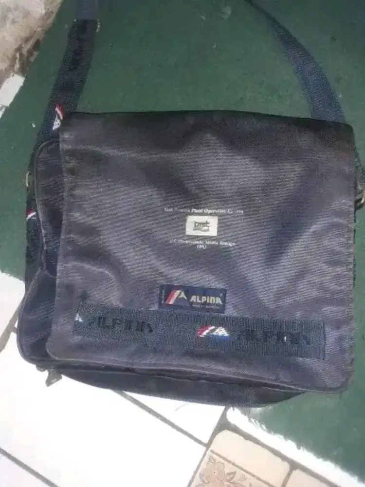 Tas alpine orijinal kain tebal sleting normal