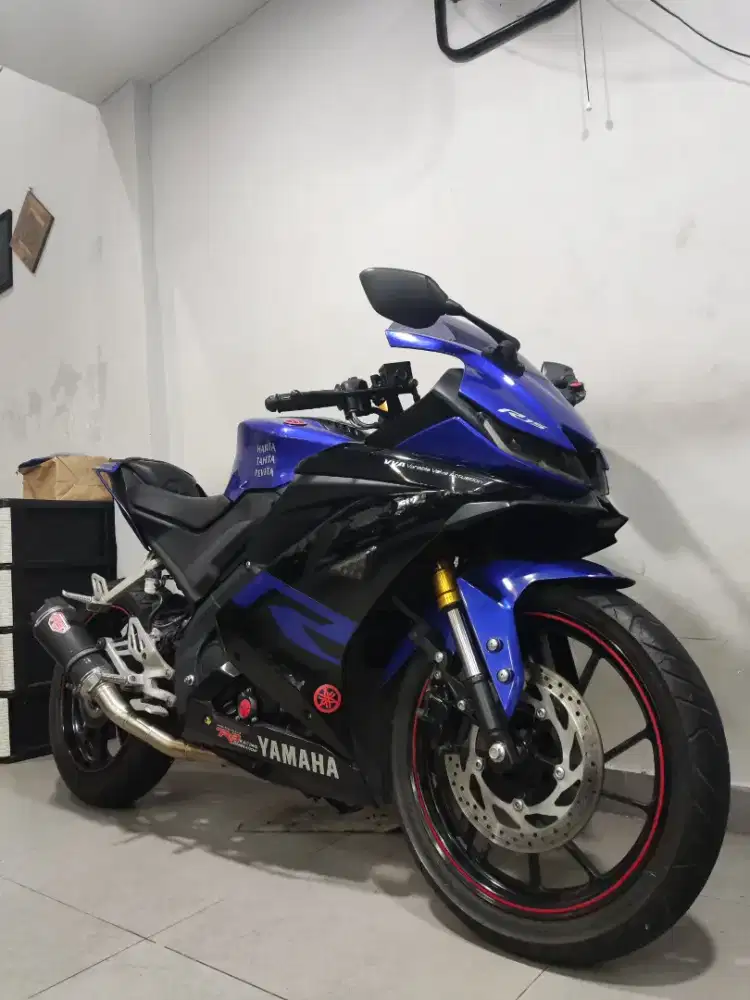 R15 VVA 2019 / 2020 Antik Km 18rb Modif Double Istimewa ABBA