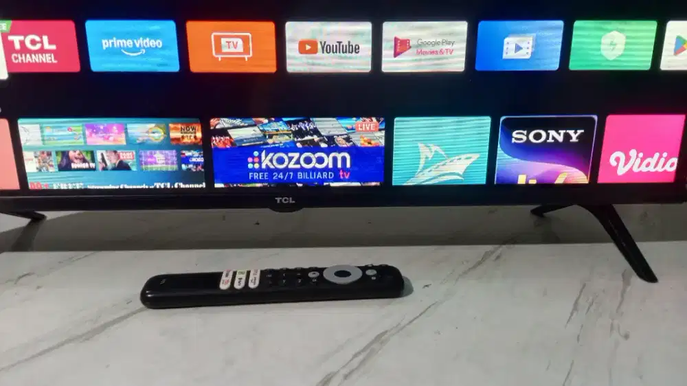 Tv LED tcl android digital 32inchi likenew