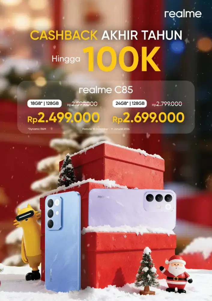 PROMO AKHIR TAHUN REALME C85 4G