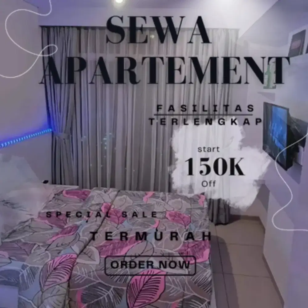 Sewa apartemen KALIBATA CITY Harian/Transit Termurah Jakarta Selatan