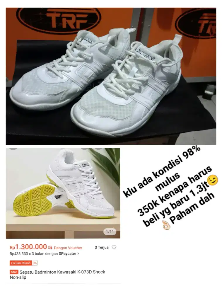 Sepatu badminton Kawasaki K073