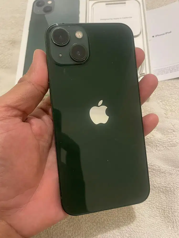 Iphone 13 128gb Green Mulus no minus fullset original ex Grs iBox