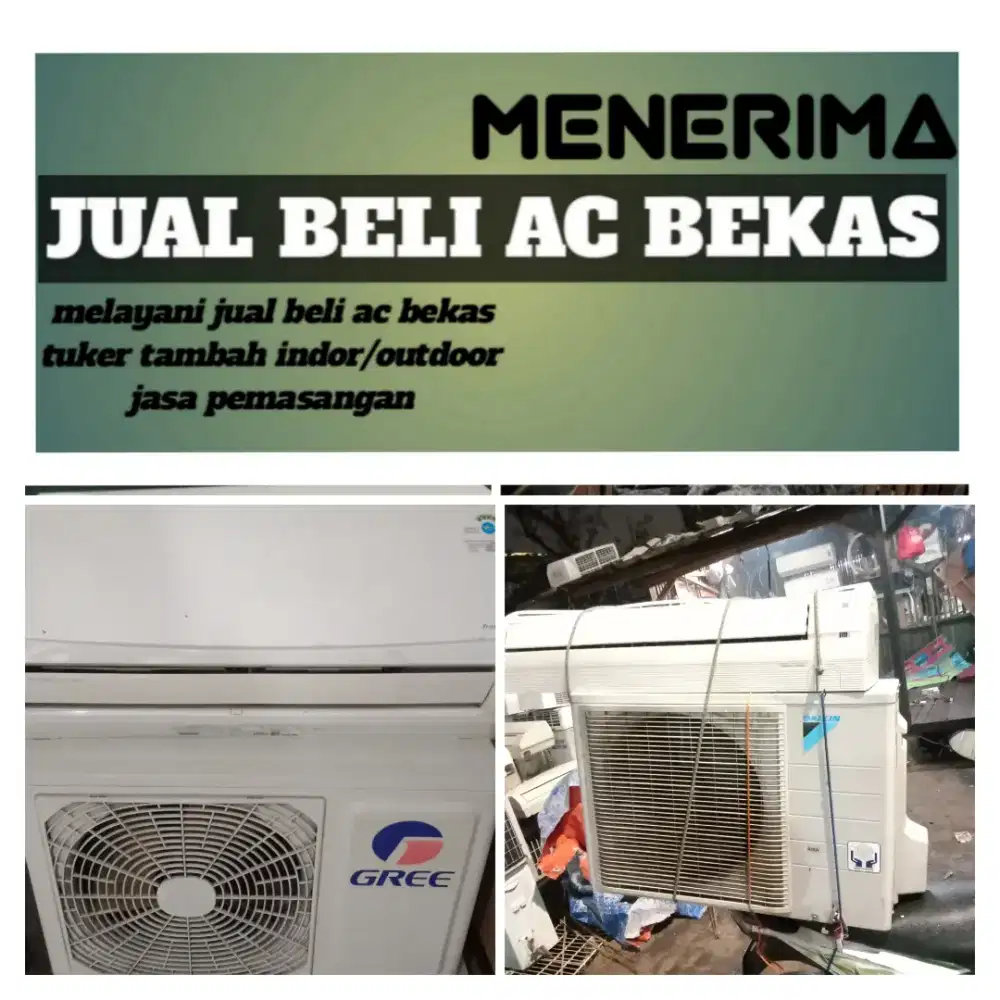 Terima ac bekas rusak