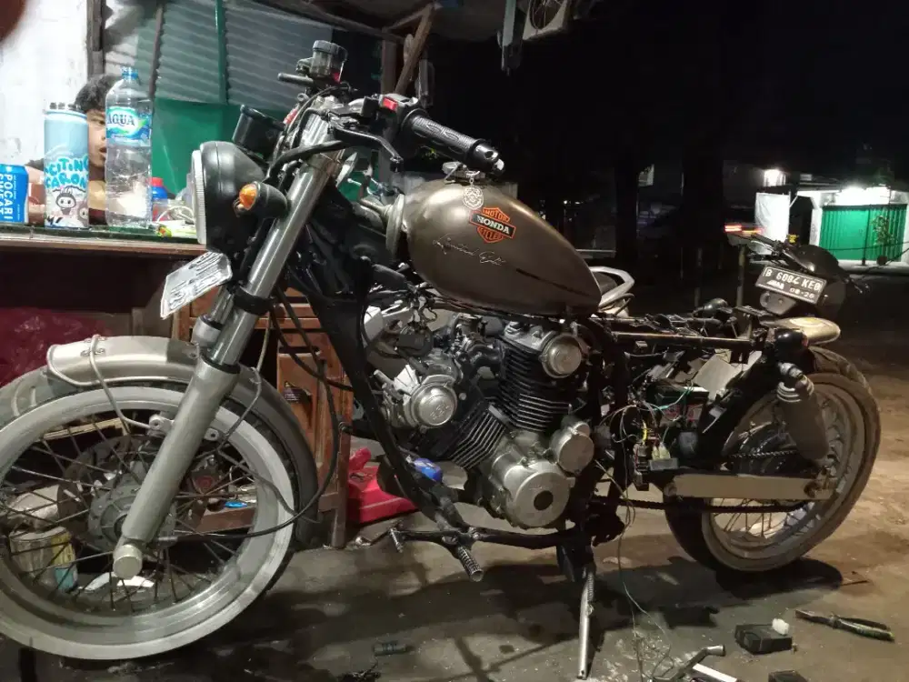 HONDA TIGER 2 CYLINDER HEAD MODIFIKASI