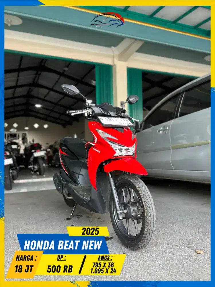HONDA BEAT NEW 2025 BMURAH BERKUALITAS HIKMAH MOTOR KEPUH MALANG