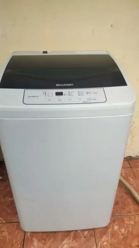 Jual mesin cuci 1 tabung Automatis merk SHARP Kapasitas 7 kg normal