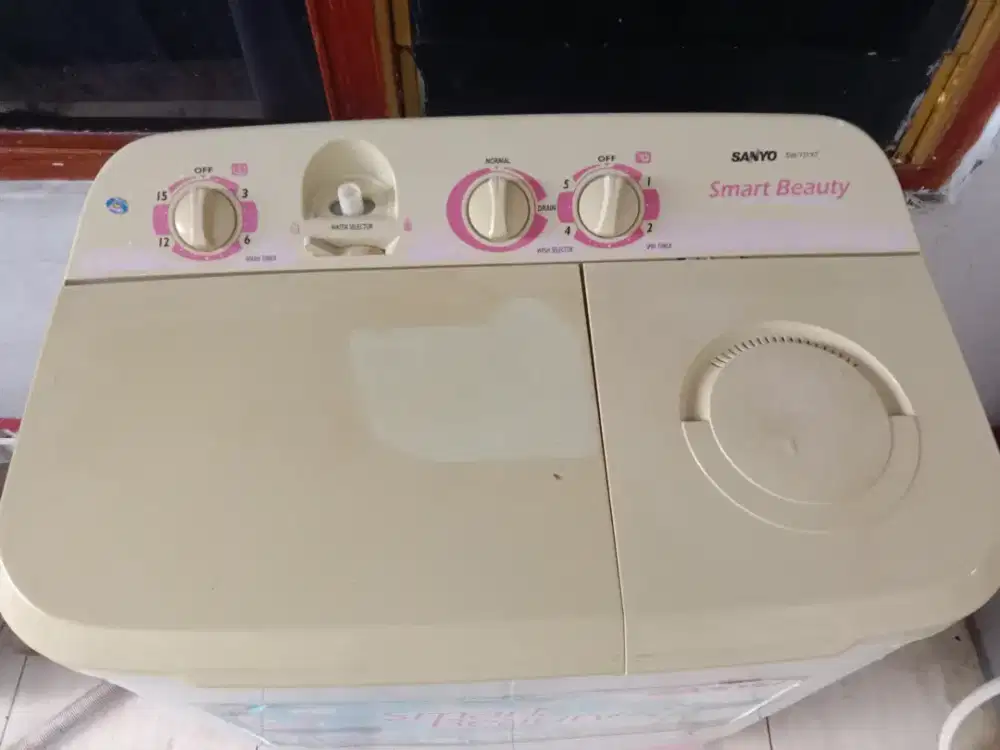 jual mesin cuci sanyo 8kg mesin halus body mls tenaga kenceng original