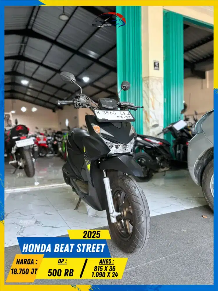 HONDA BEAT STREET 2025 BEKAS RASA BARU HIKMAH MOTOR KEPUH MALANG