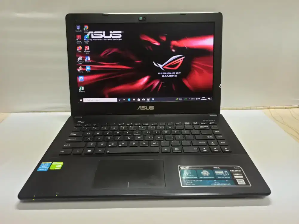 Laptop mahasiswa.. Asus X450L Core i5 Gen4 /8GB /256 gb /Double Vga