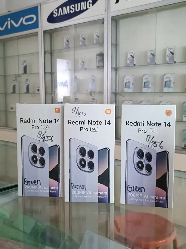 Redmi Note 14 Pro 5G (8/256) GB Baru Resmi Xiaomi⁶