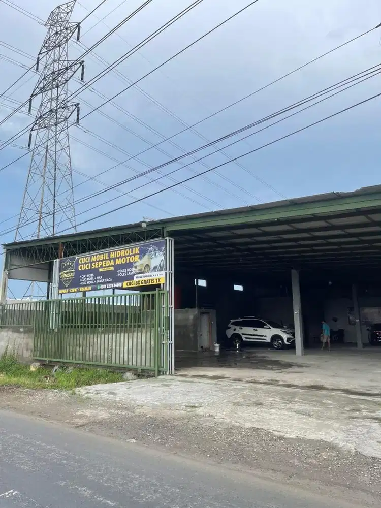 SEWA TEMPAT USAHA CARWASH DAN WARUNG SIAP PAKAI