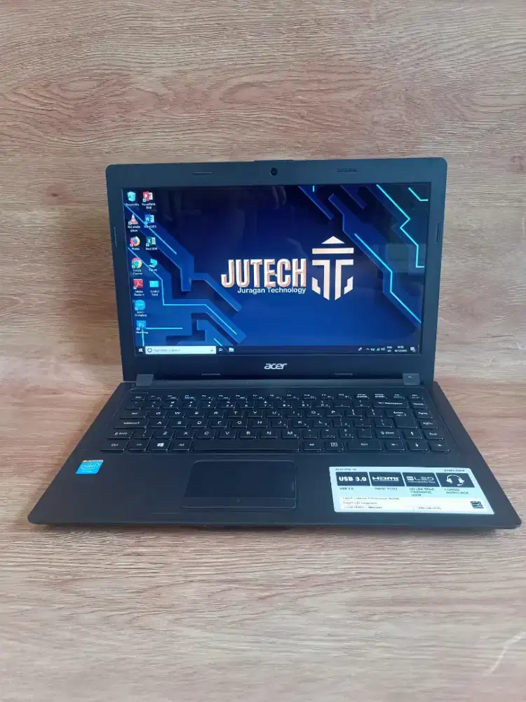 Laptop Acer Asprie Slim RAM 8 GB Siap pakai