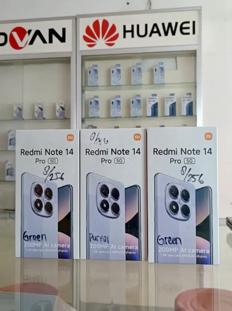 Redmi Note 14 Pro 5G (8/256) GB Baru Resmi Xiaomi⁸