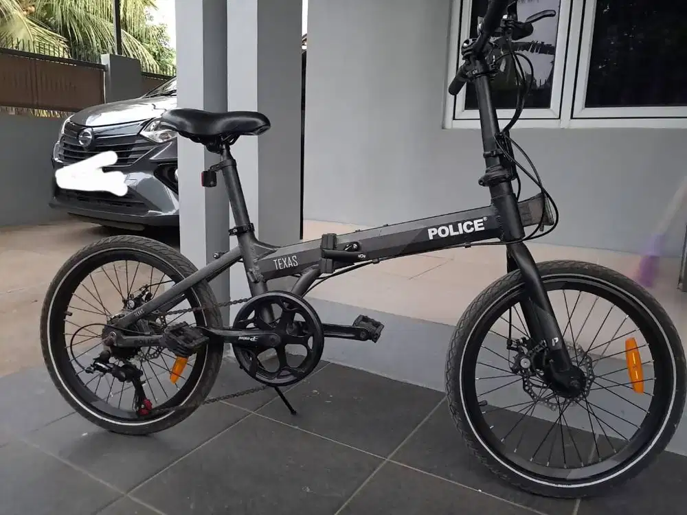 Sepeda lipat Police texas 20 inch 7 speed