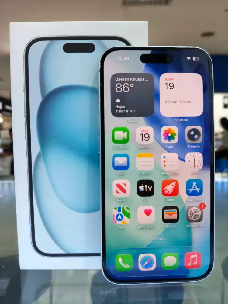 Iphone 15 128GB Bekas Garansi iBox sampai Maret 2026