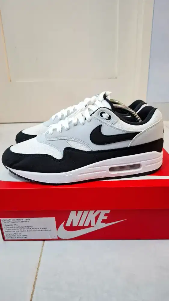 Nike Air Max 1 White/Black-Pure Platinum