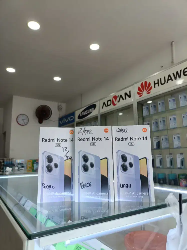Redmi Note 14 5G (12/512) GB Baru Resmi Xiaomi¹