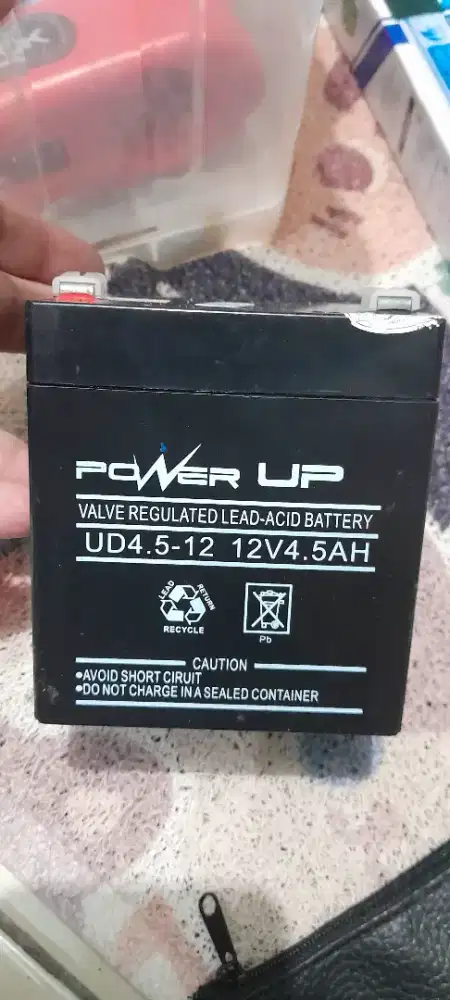 Baterai power up 12V 5AH