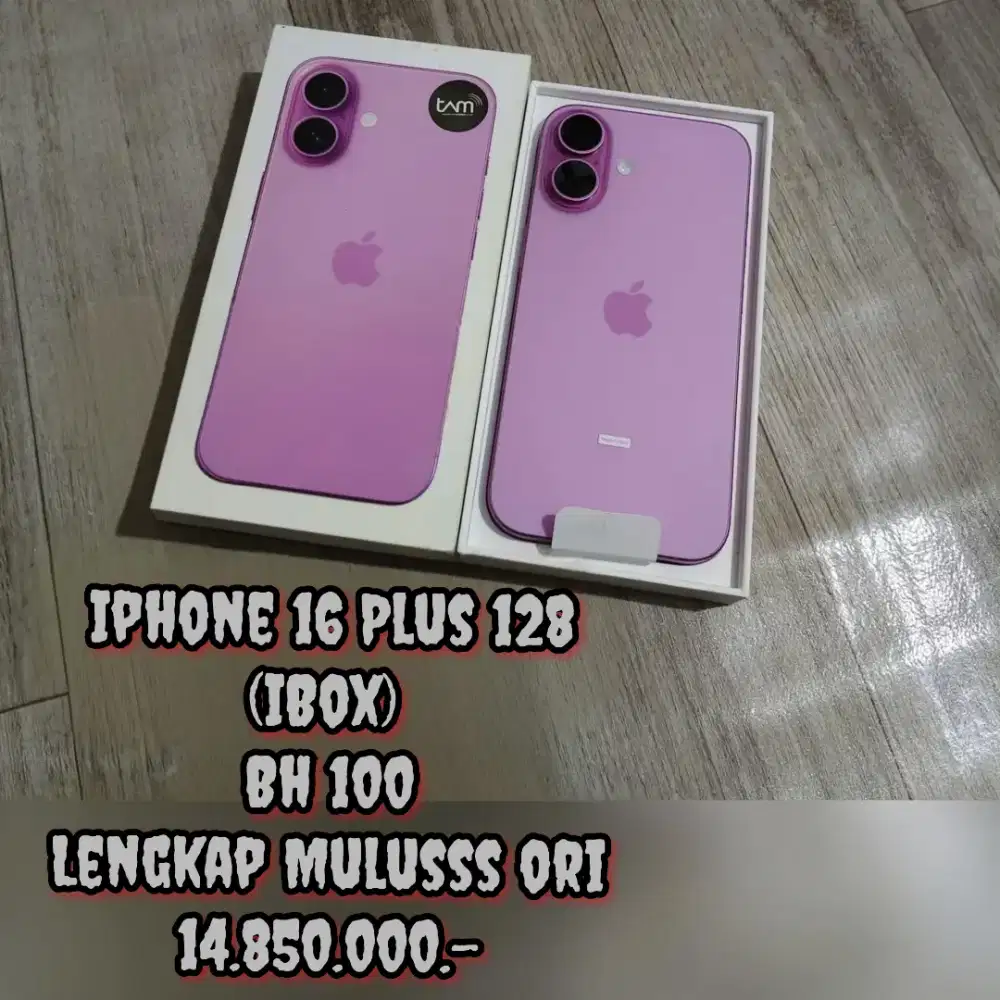 Iphone 16 Plus 128 (iBox) Bh 100