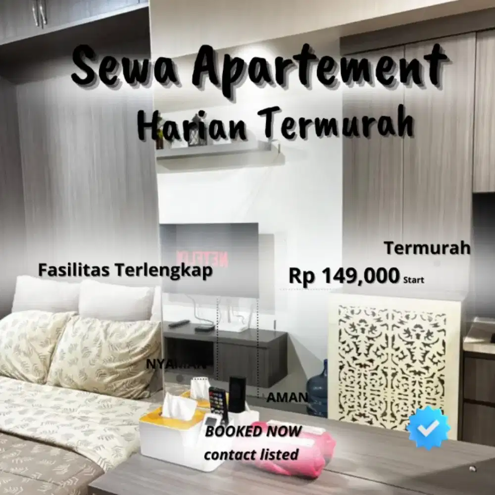 Sewa apartemen Bekasi Utara SPRINGLAKE Summarecon smb Harian/Transit