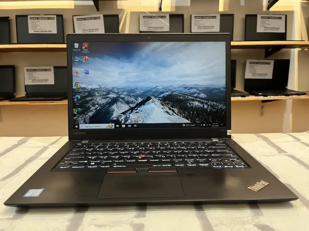 LAPTOP BEKAS BERKUALITAS SIDOARJO LENOVO THINKPAD T480S  -Spesifikasi