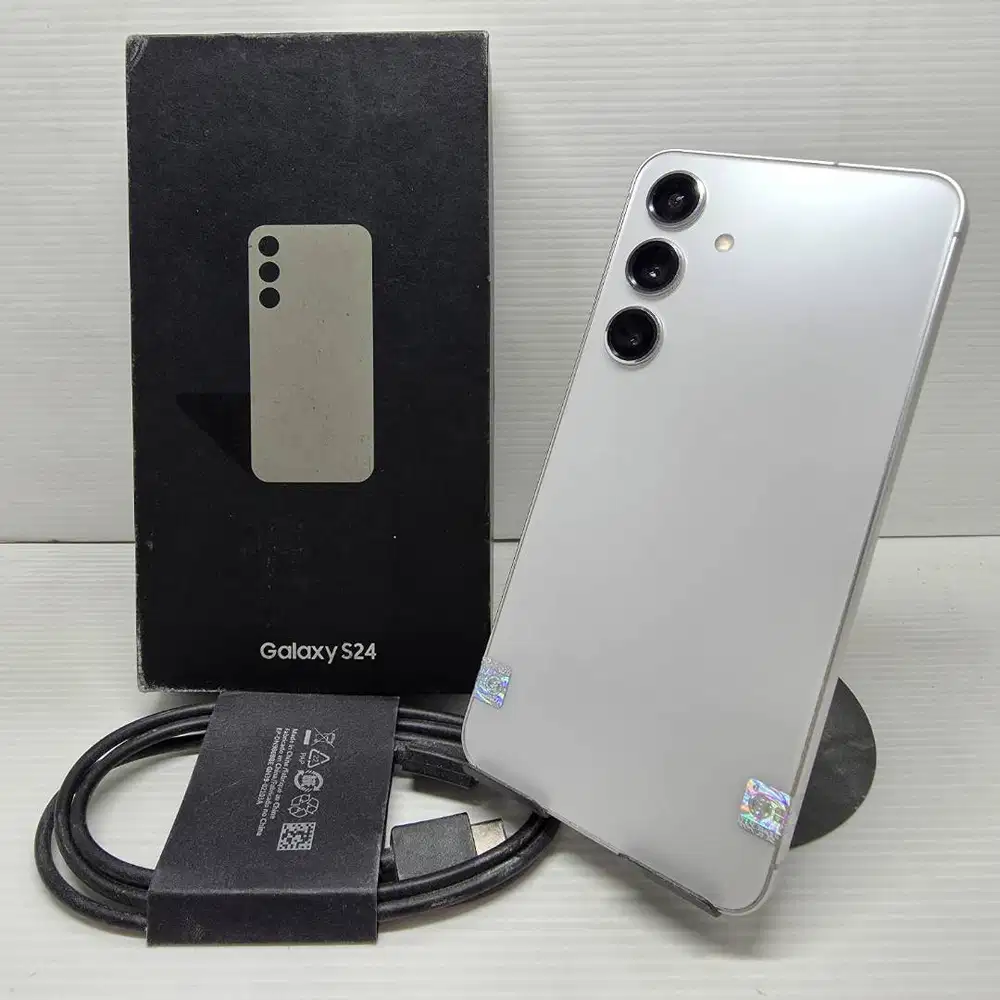 LIKE NEW PERFECT 99.9% SAMSUNG GALAXY S24 5G 8/512 MARBLE GREY FULLSET