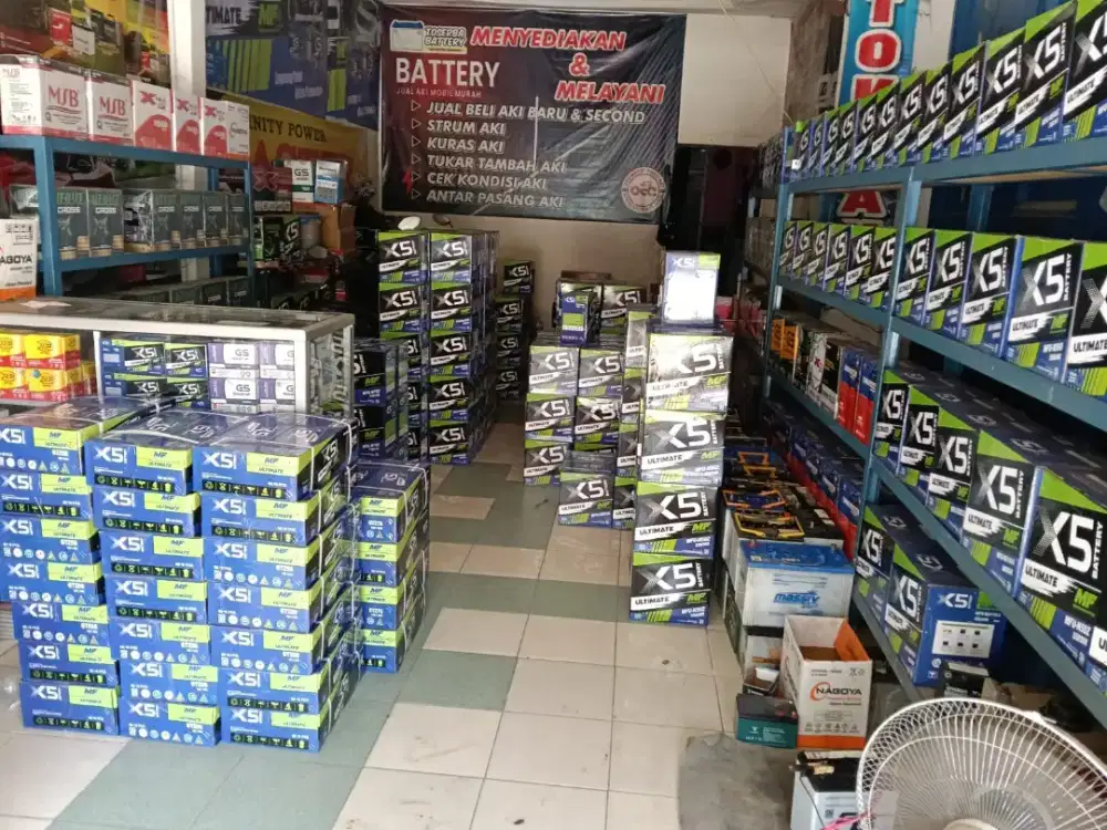 Jual aki mobil baru/bekas