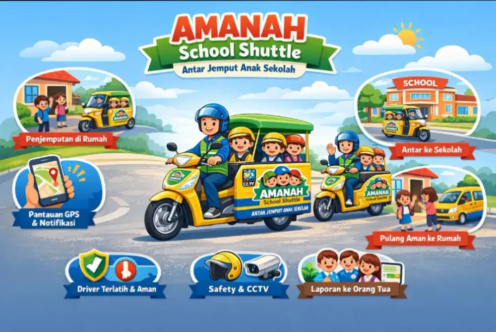 Jasa antar anak jemput sekolah