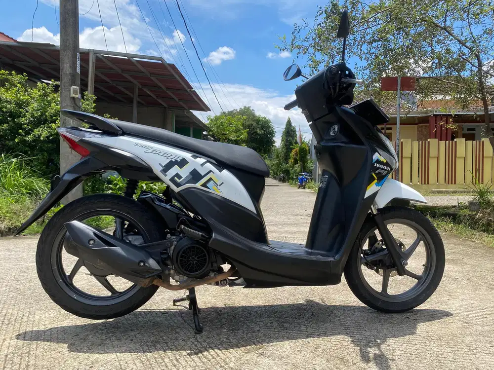 58@:PAJAK ON F KAB BEAT POP ESP HiTAM PUTIH