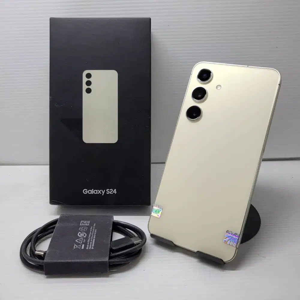 PERFECT 99.9% SAMSUNG GALAXY S24 5G 8/256 AMBER YELLOW FULLSET  EX SEI