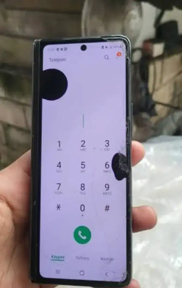 Murah hp Samsung Fold 3 12/256 layar tompel