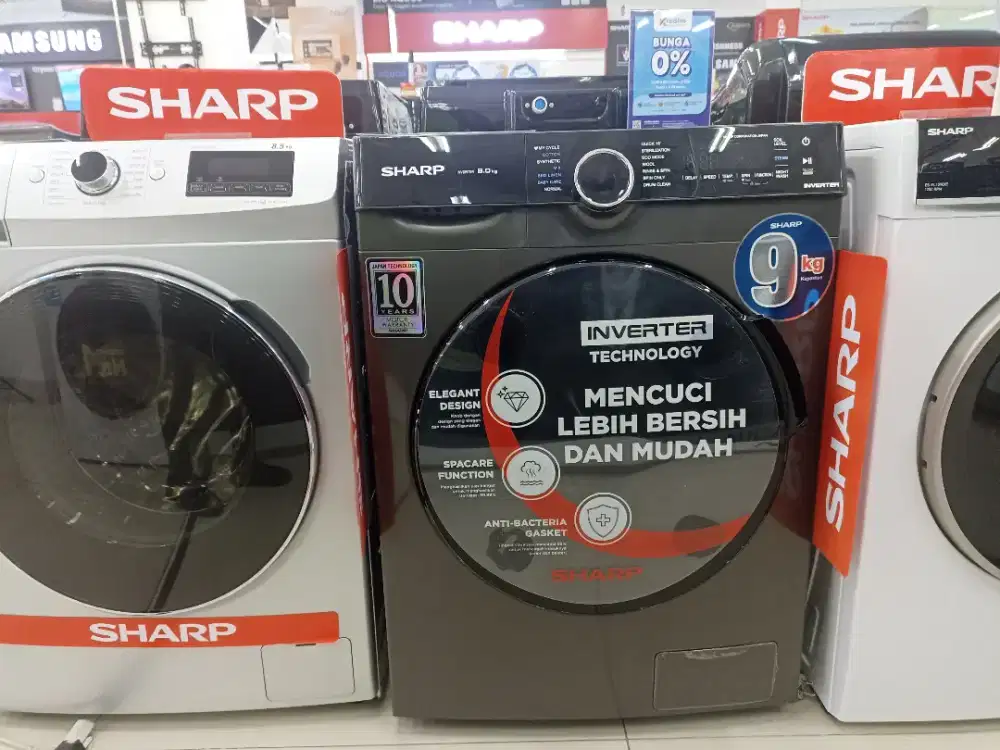 Mesin Cuci Sharp WM Front Loading 9KG