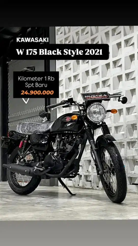 Kawasaki W175 black style 2021