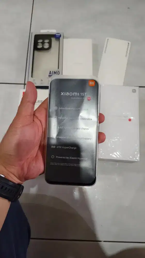 Xiaomi 15t Grey 12/512 Like New Baru 7 hari