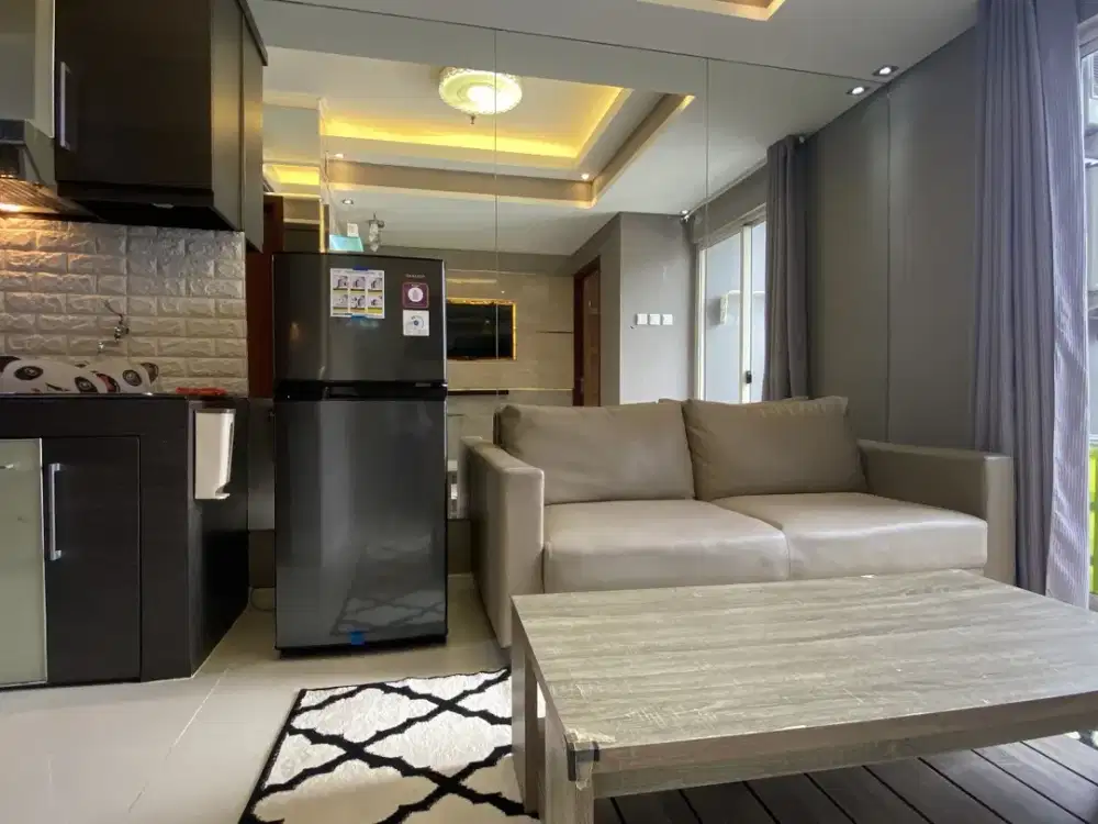 Disewakan Apartemen Royal Mediterania Garden (1BR) Full Furnish, Best