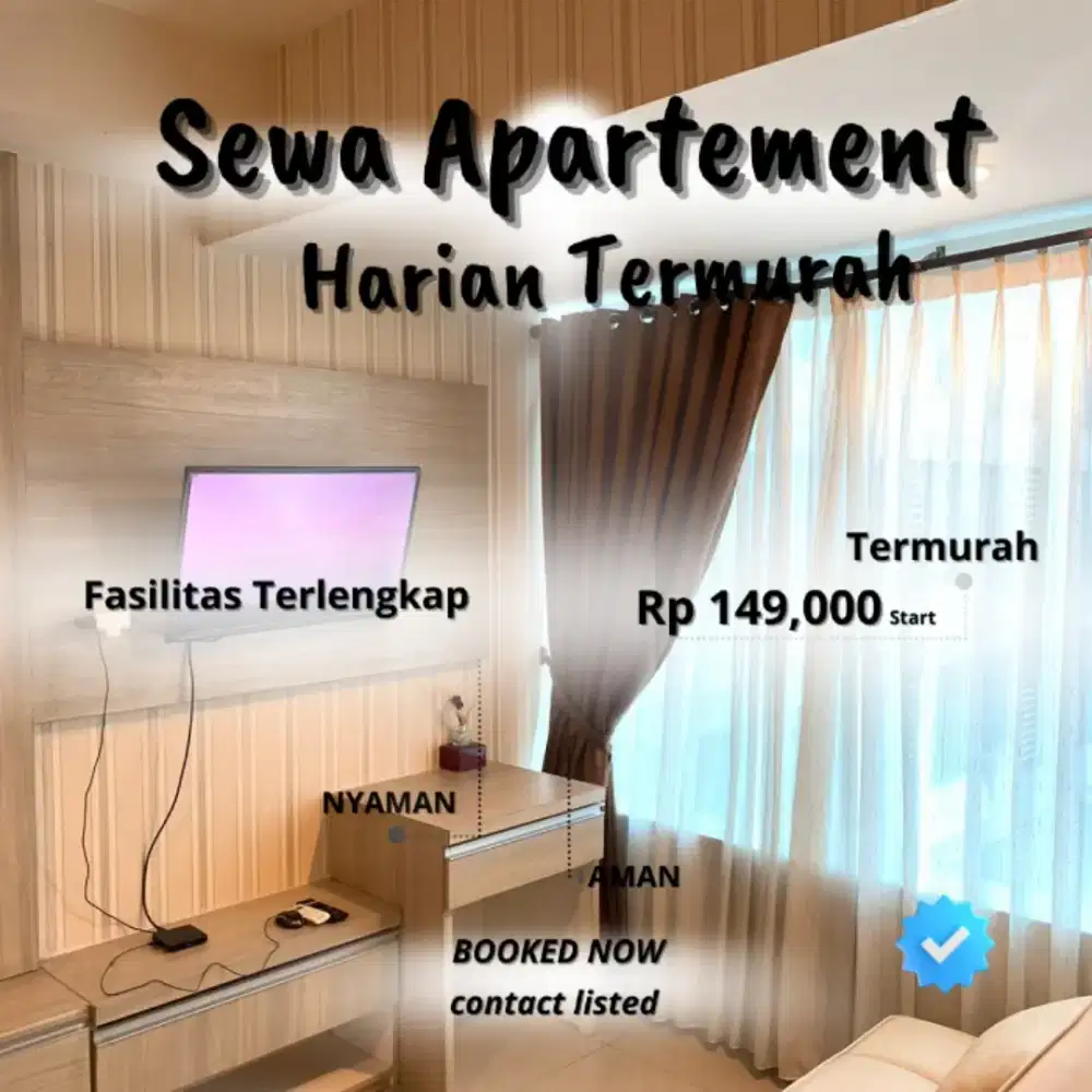 Sewa apartemen TRANSPARK JUANDA BEKASI Harian Transit Termurah
